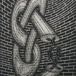 Twisted Up Against A Wall